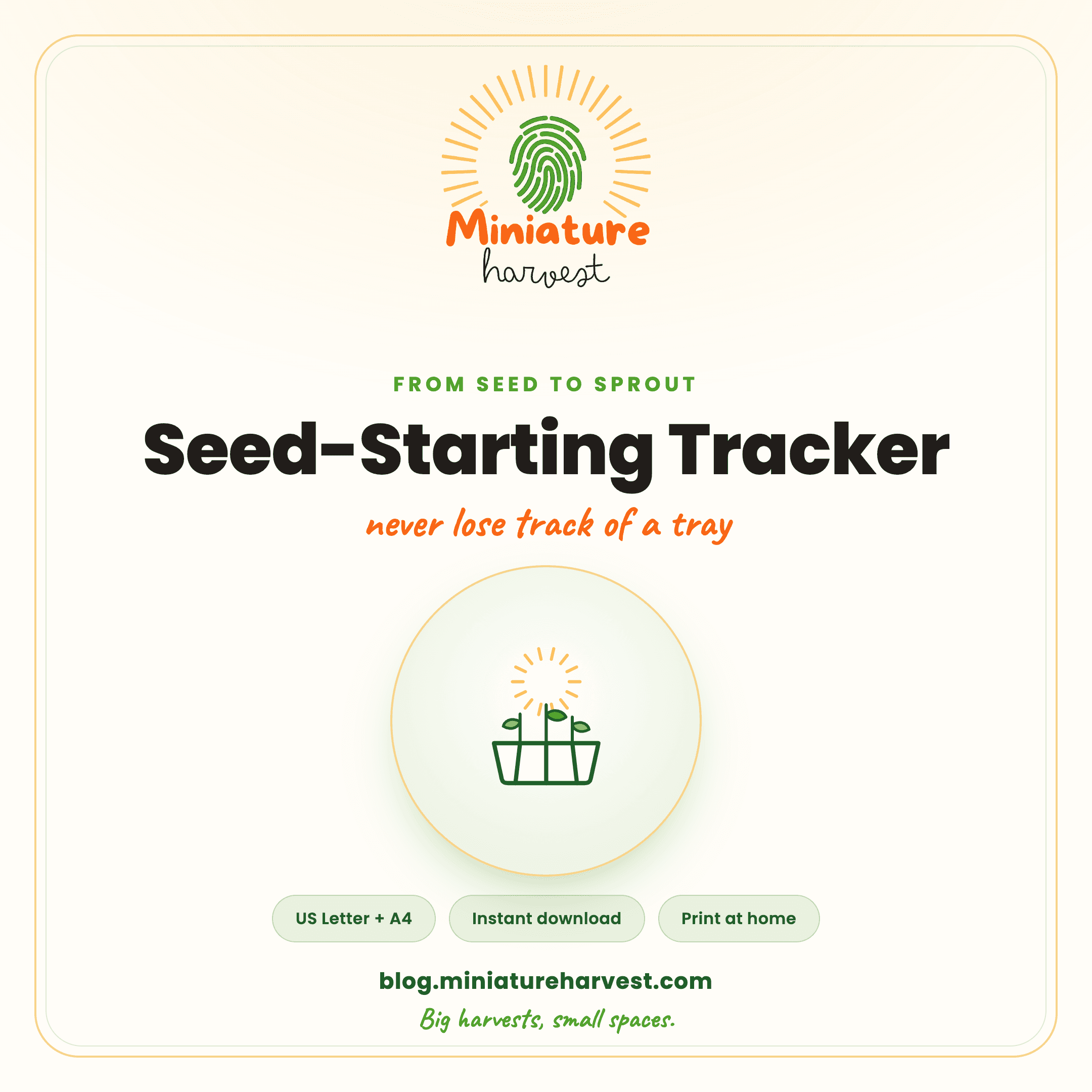 Seed-Starting Tracker